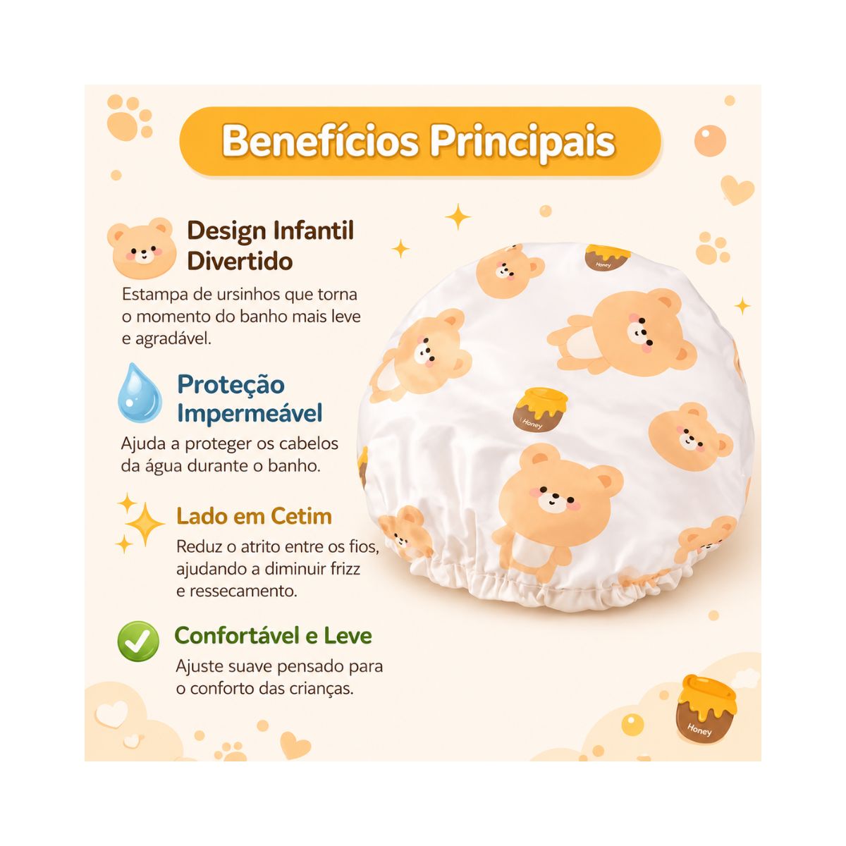 TOUCA 2 IN 1 INFANTIL MINI BEAR PROART