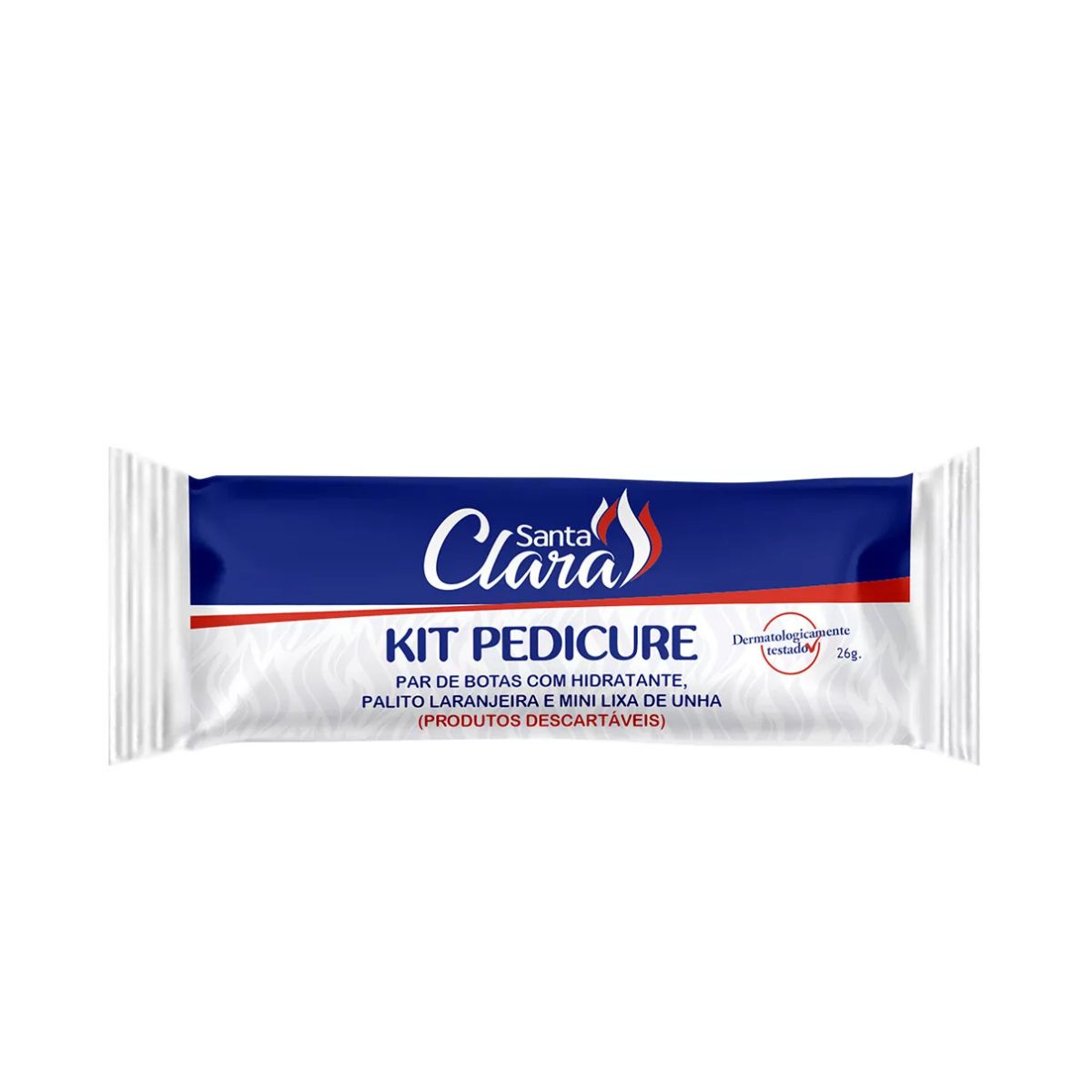 KIT DESCARTÁVEL PEDICURE COM AMOLECEDOR SANTA CLARA