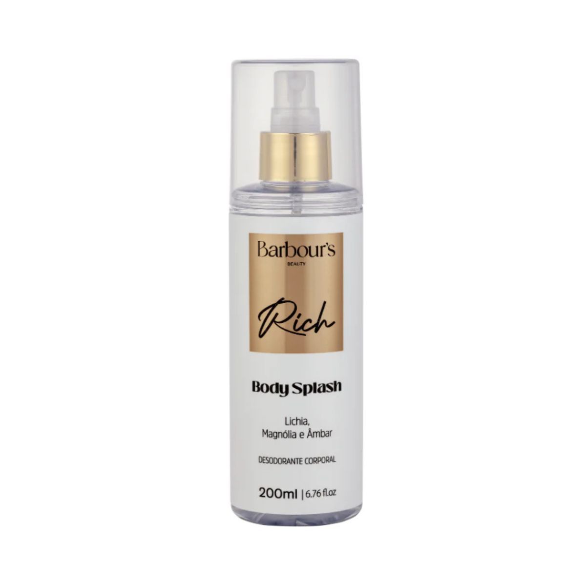 KIT BODY SPLASH RICH BARBOURS 200ML COM PERFUME CAPILAR VERY SEXY BARBOURS 50ML