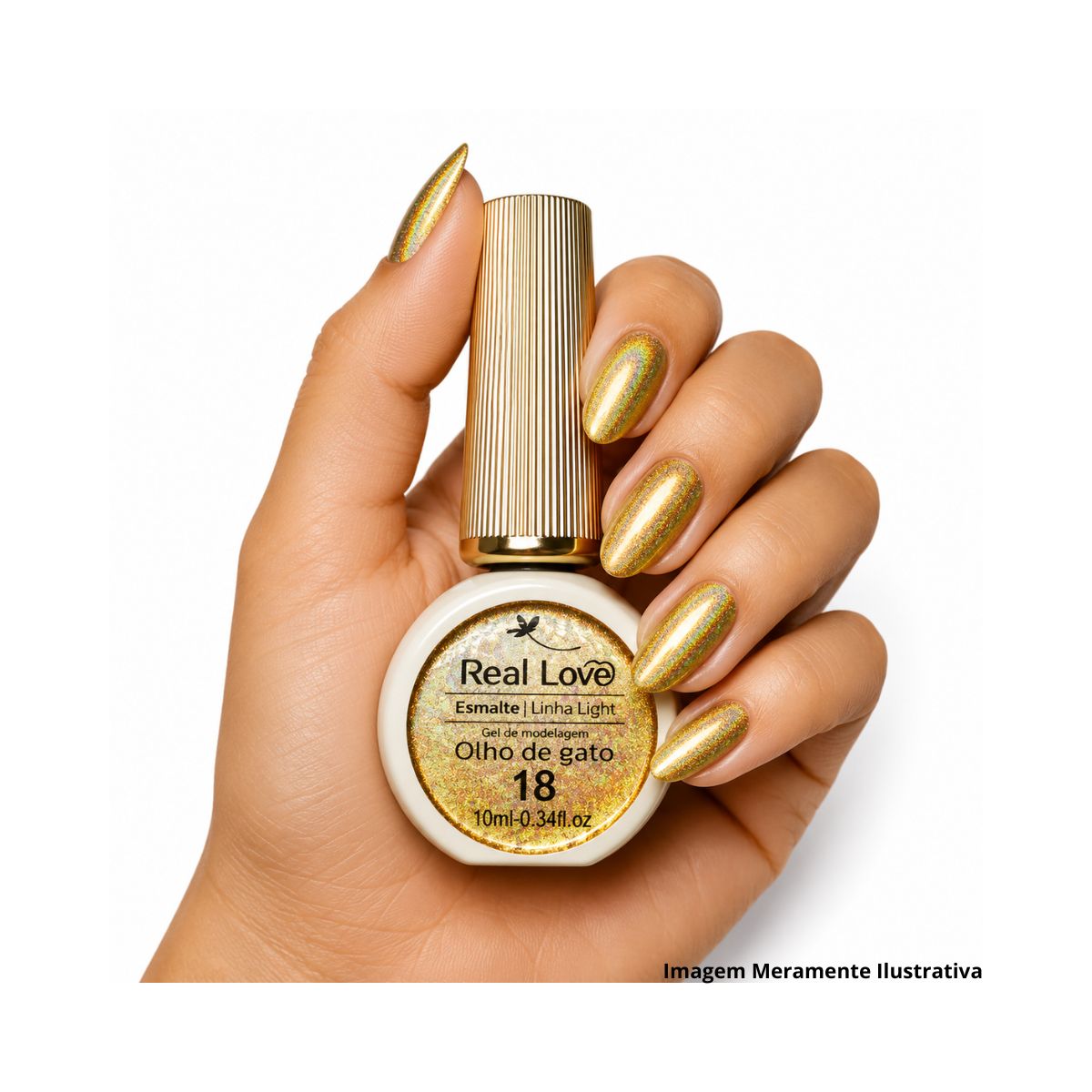 ESMALTE REAL LOVE OLHO DE GATO 18 10ML