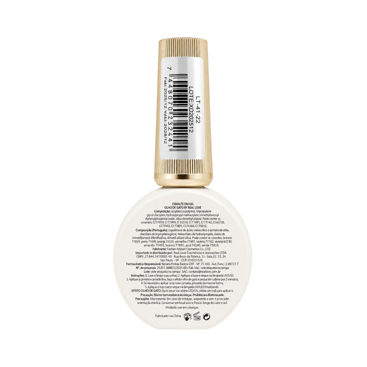 ESMALTE REAL LOVE OLHO DE GATO 22 10ML