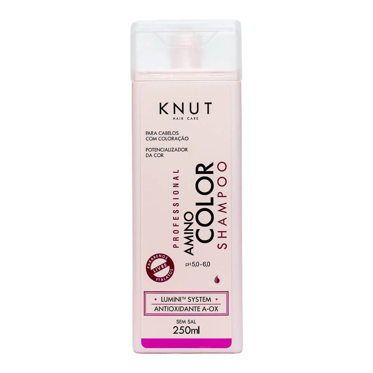 KIT KNUT SHAMPOO AMINO COLOR 250ML COM ÓLEO