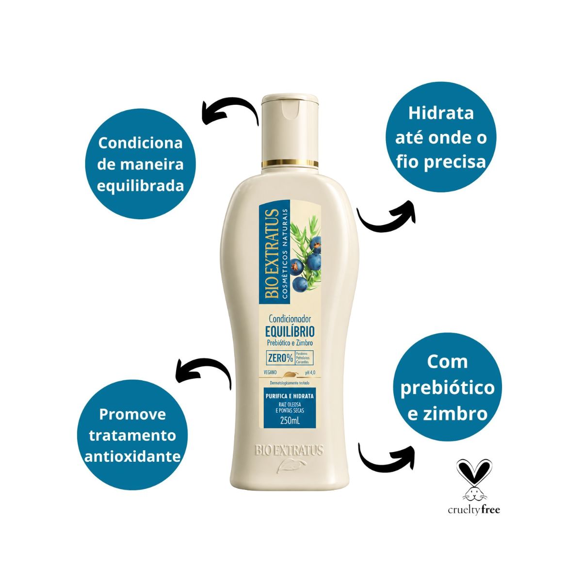 CONDICIONADOR EQUILÍBRIO BIO EXTRATUS 250ML