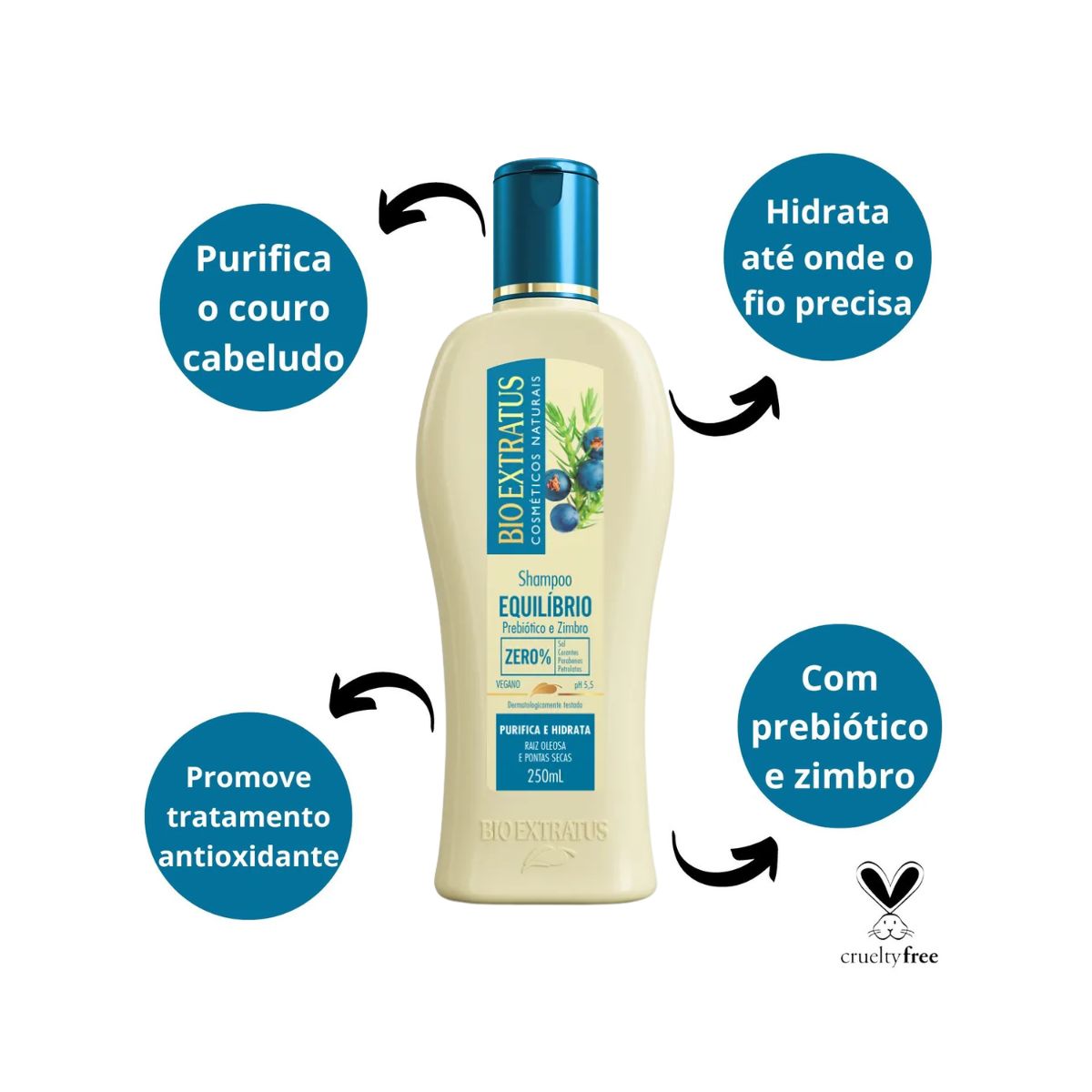 SHAMPOO EQUILÍBRIO BIO EXTRATUS 250ML