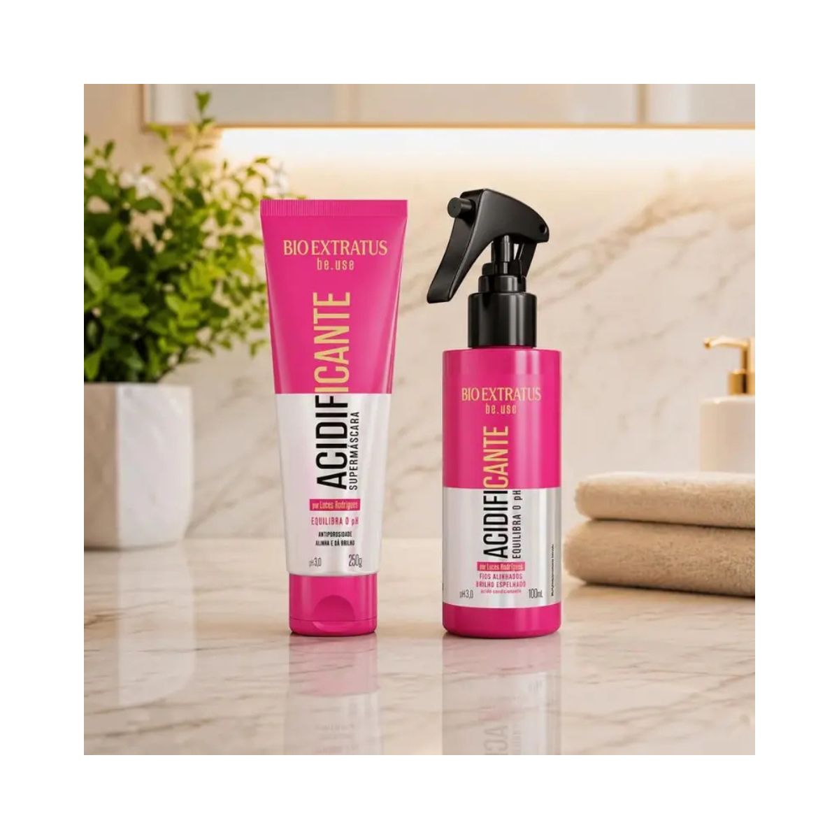 MÁSCARA ACIDIFICANTE BE.USE BIO EXTRATUS 250G