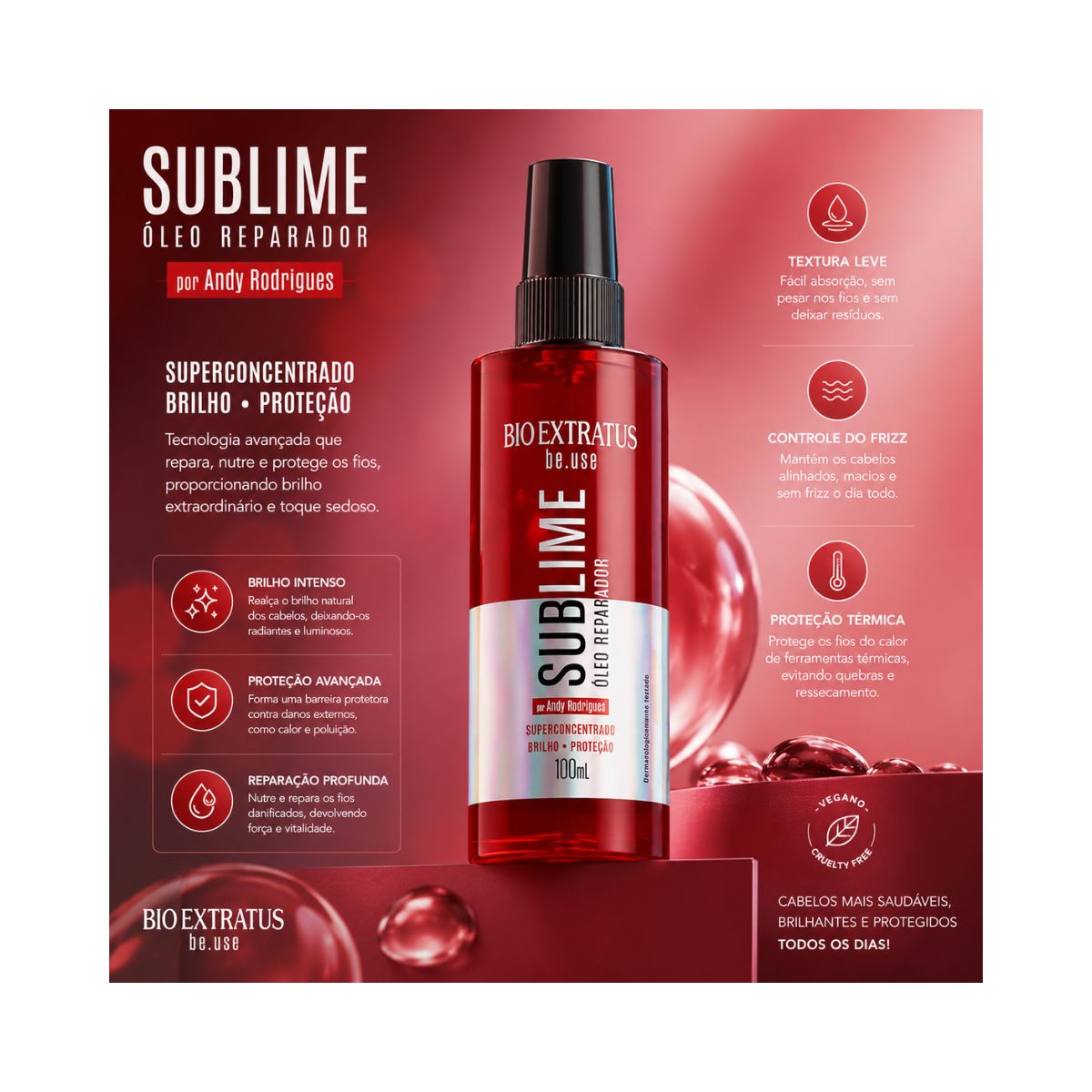 ÓLEO SUBLIME BE.USE BIO EXTRATUS 100ML