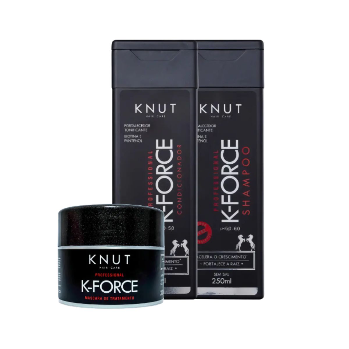 KIT KNUT SHAMPOO K-FORCE KNUT 250ML COM ÓLEO 7ML