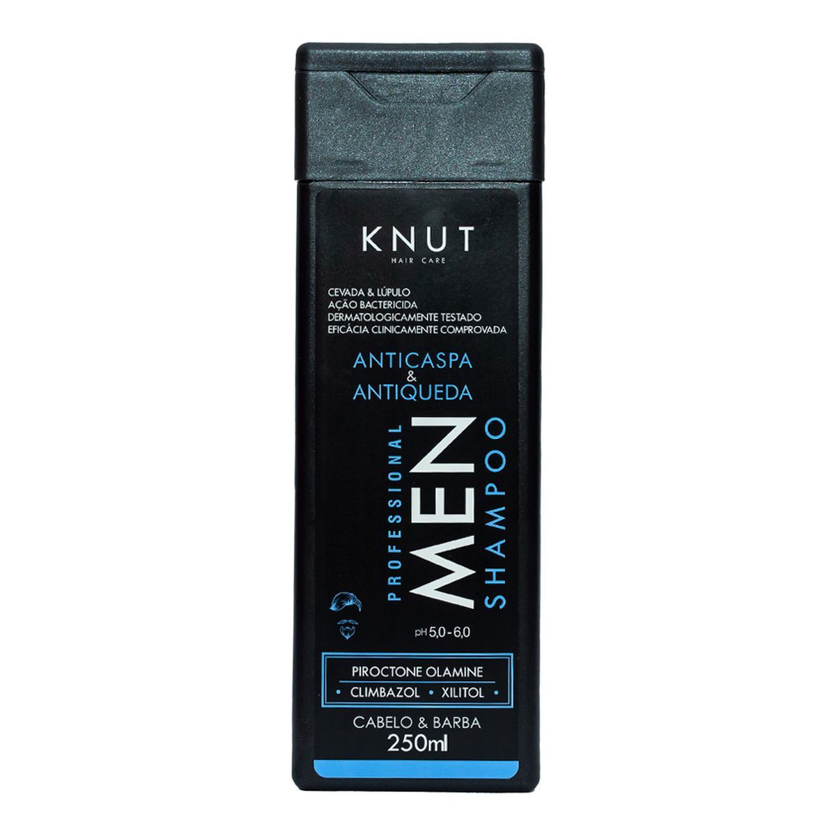 KIT KNUT SHAMPOO MEN ANTICASPA 250ML COM ÓLEO 7ML