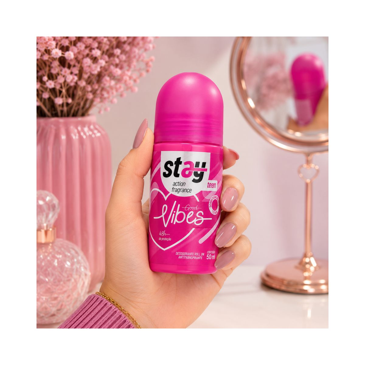 DESODORANTE ROLLON STAY TEEN GOOD VIBES 50ML