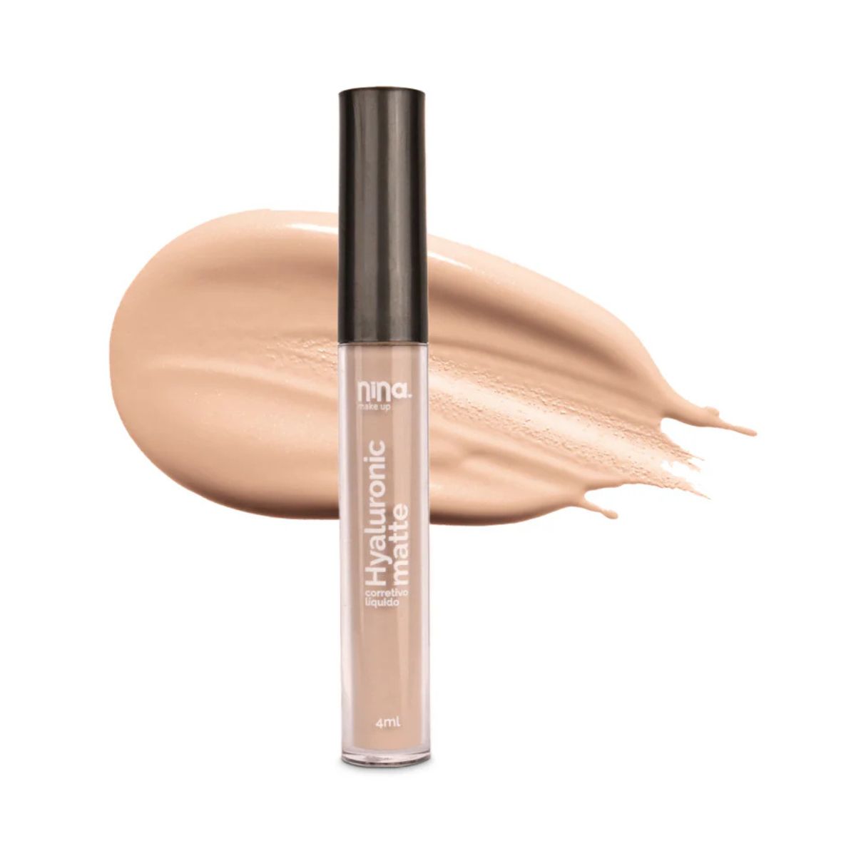 CORRETIVO LÍQUIDO HYALURONIC MATTE COR 1 NINA MAKEUP