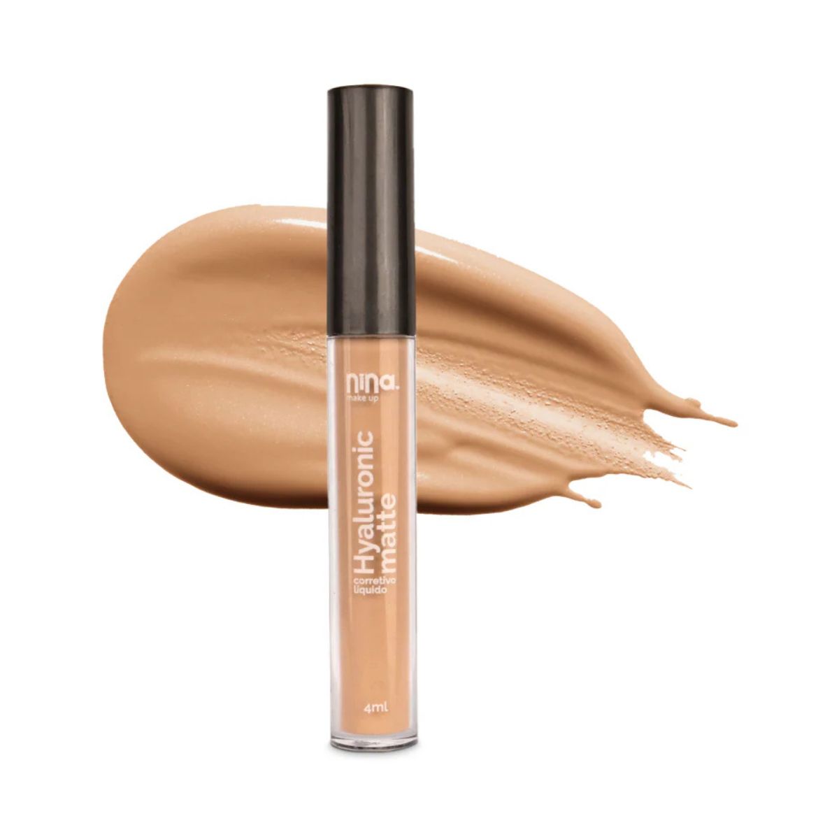 CORRETIVO LÍQUIDO HYALURONIC MATTE COR 3 NINA MAKEUP