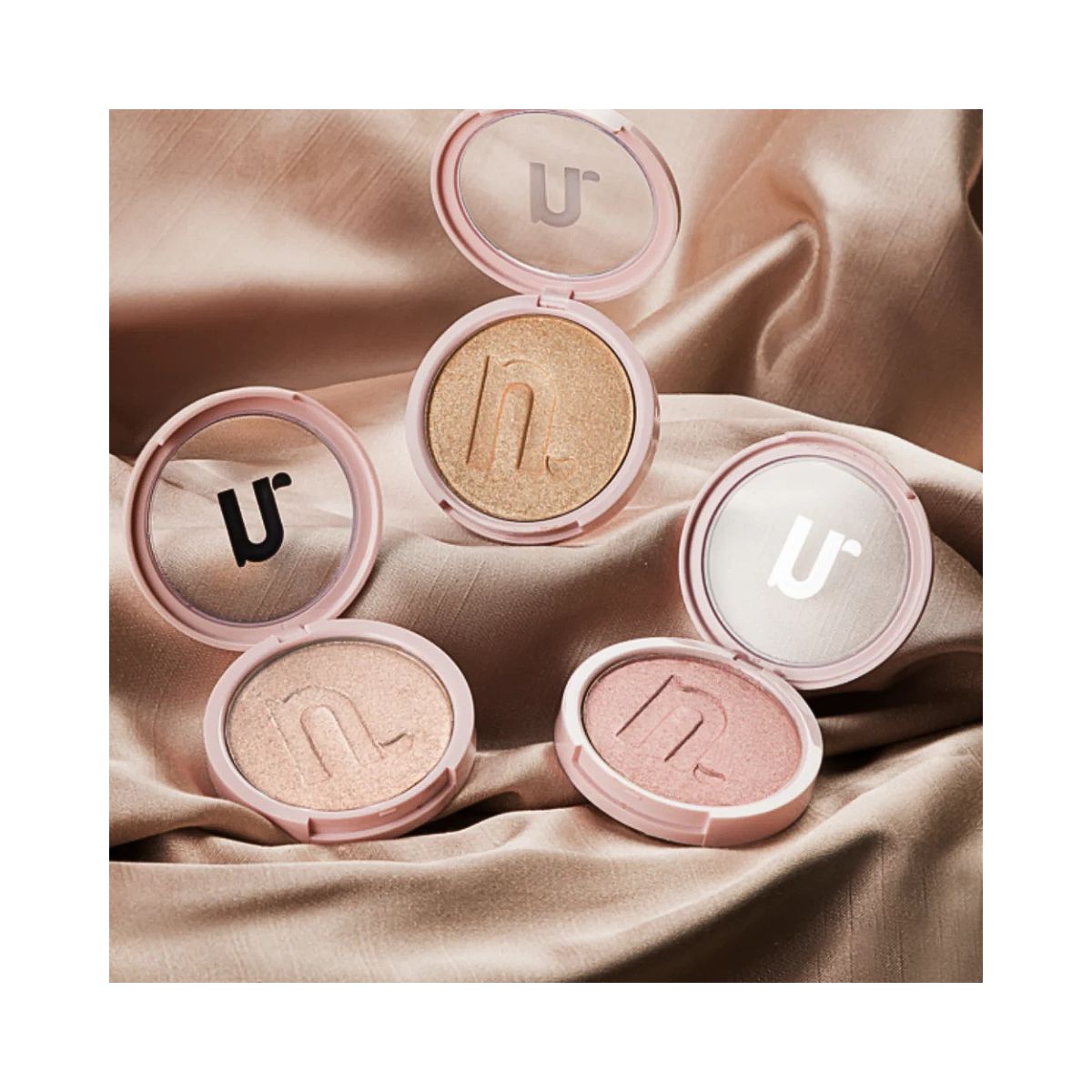 ILUMINADOR COMPACTADO INSTANT GLOW CHAMPAGNE NINA MAKEUP