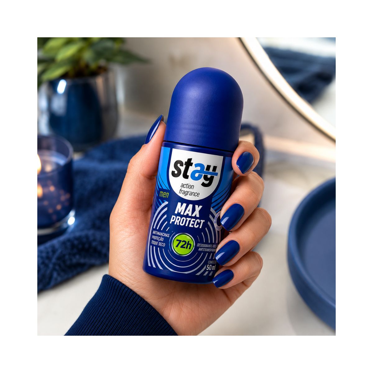 DEO ROLLON STAY MAX PROTECT 72HS MEN 50ML