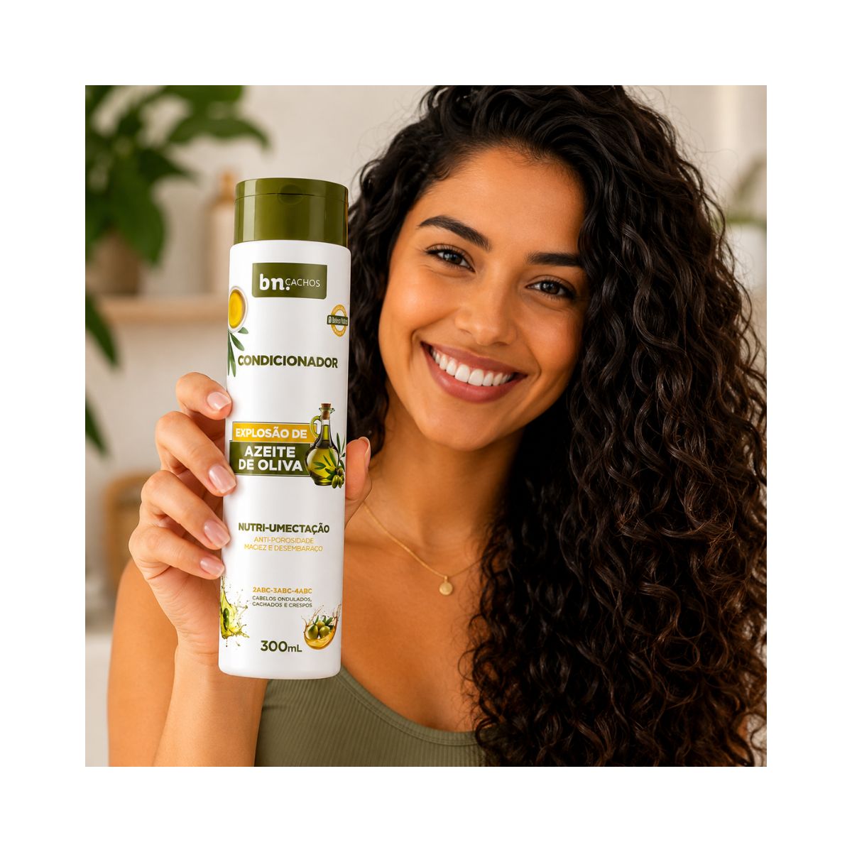 CONDICIONADOR EXPLOSÃO AZEITE DE OLIVA BELEZA NATURAL 300ML