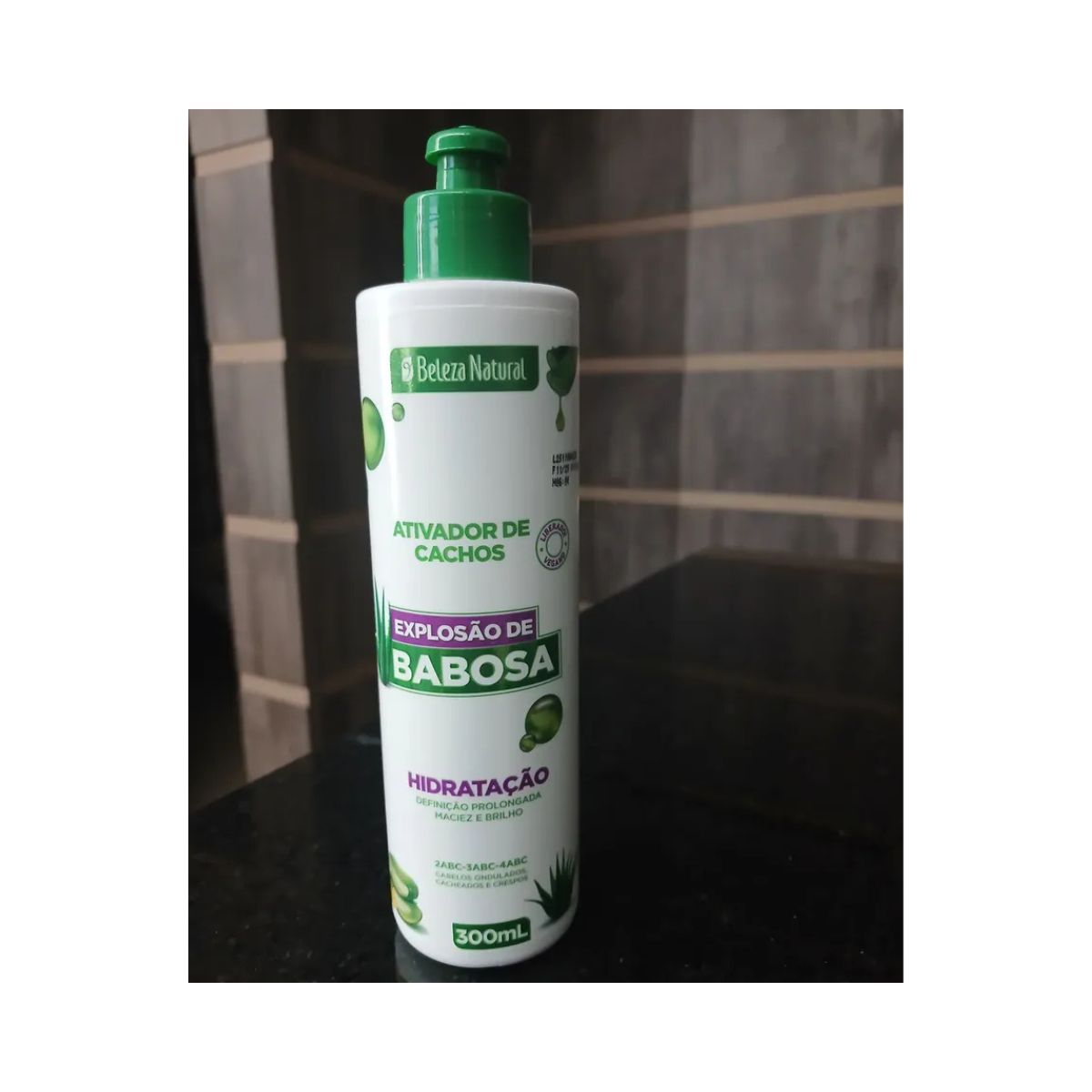ATIVADOR DE CACHOS EXPLOSÃO DE BABOSA BELEZA NATURAL 300ML