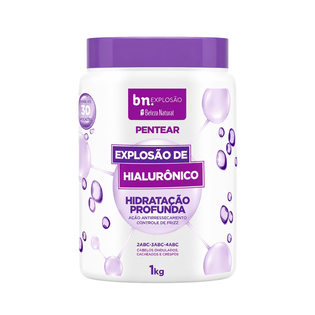 CREME DE PENTEAR EXPLOSÃO DE HIALURÔNICO BELEZA NATURAL 1KG