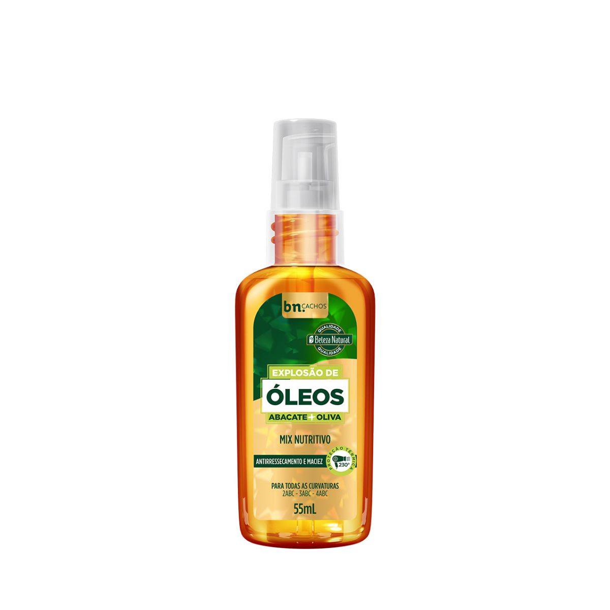 EXPLOSÃO ÓLEOS ABACATE E OLIVA BELEZA NATURAL 55ML
