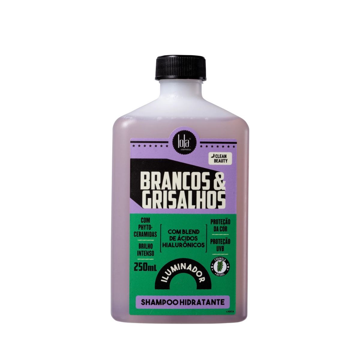 KIT SHAMPOO HIDRAT BRANCOS E GRISALHOS LOLA 250ML COM 2 AMPOLAS NATUHAIR