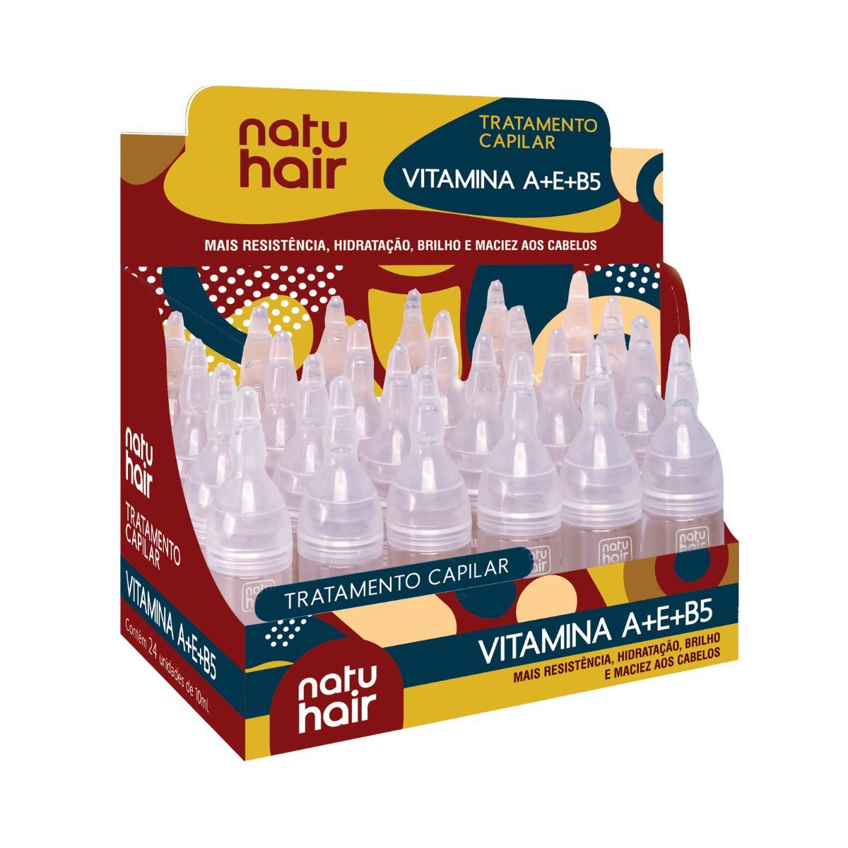KIT SHAMPOO DREAM CREAM LOLA 250ML COM 2 AMPOLAS NATUHAIR