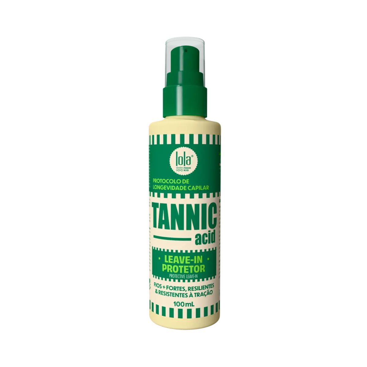 KIT LEAVE-IN TANNIC ACID LOLA COSMETICS 100ML COM 2 AMPOLAS NATUHAIR