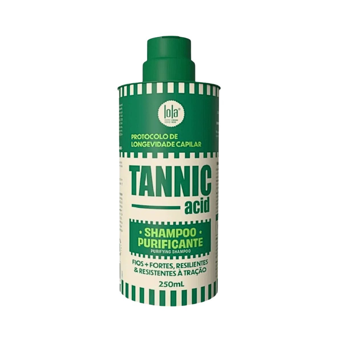 KIT SHAMPOO LOLA FROM RIO PURIFICANTE TANNIC ACID 250ML COM 2 AMPOLAS NATUHAIR