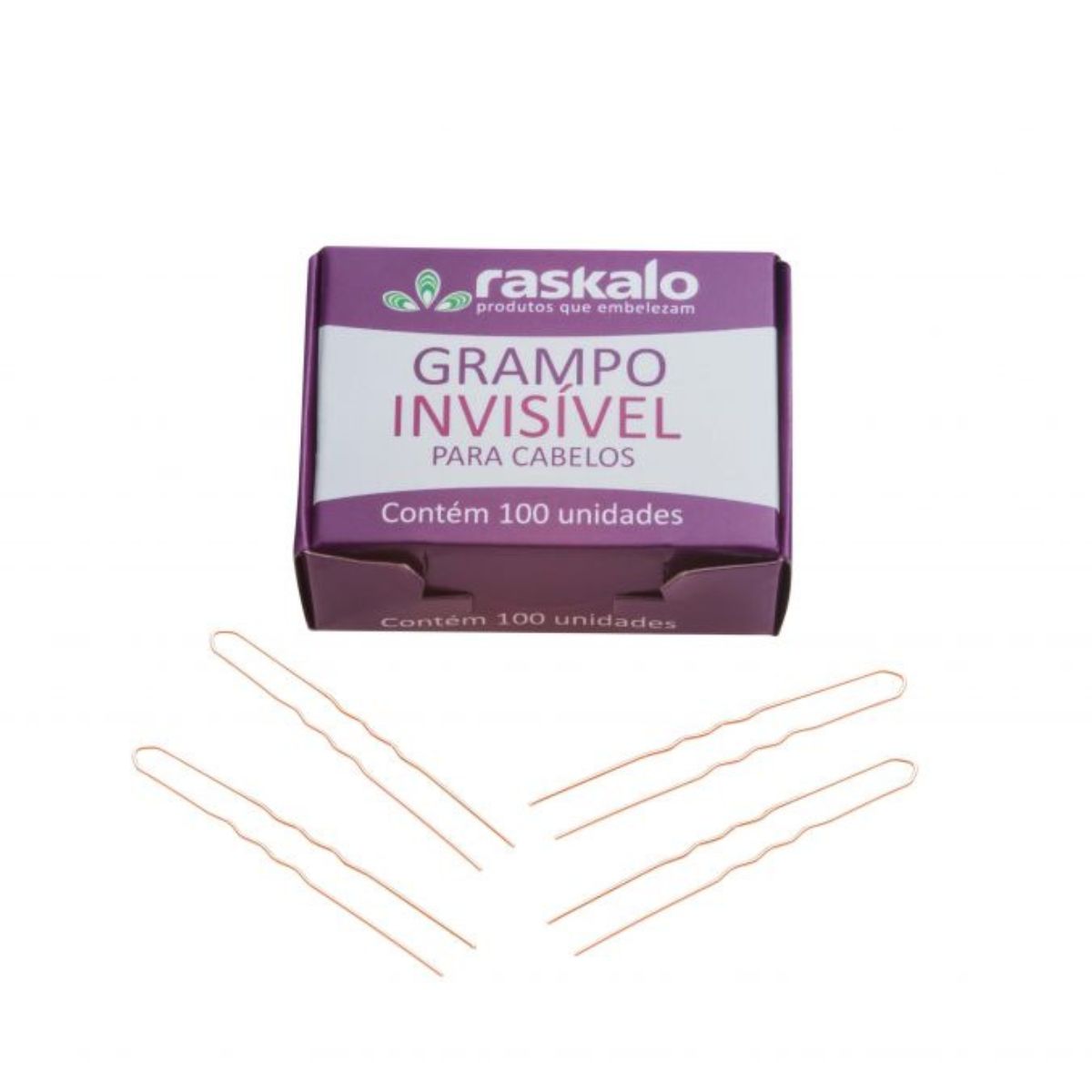 GRAMPO RASKALO INVISIVEL COM 100 UNIDADES 3426