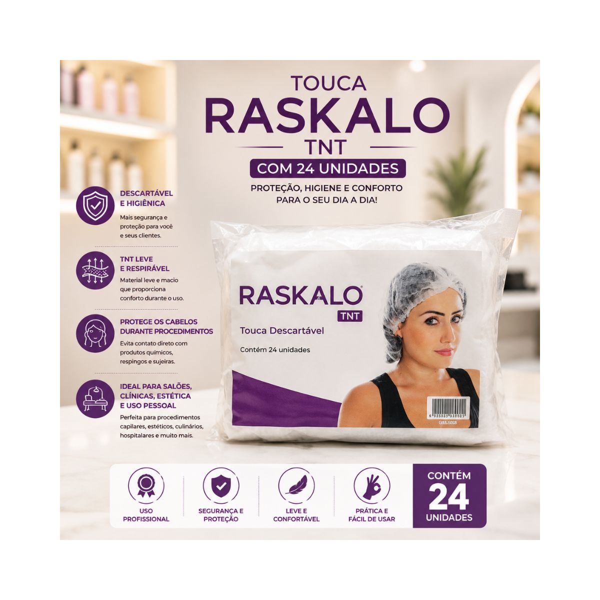 TOUCA RASKALO TNT COM 24 UNIDADES 5058