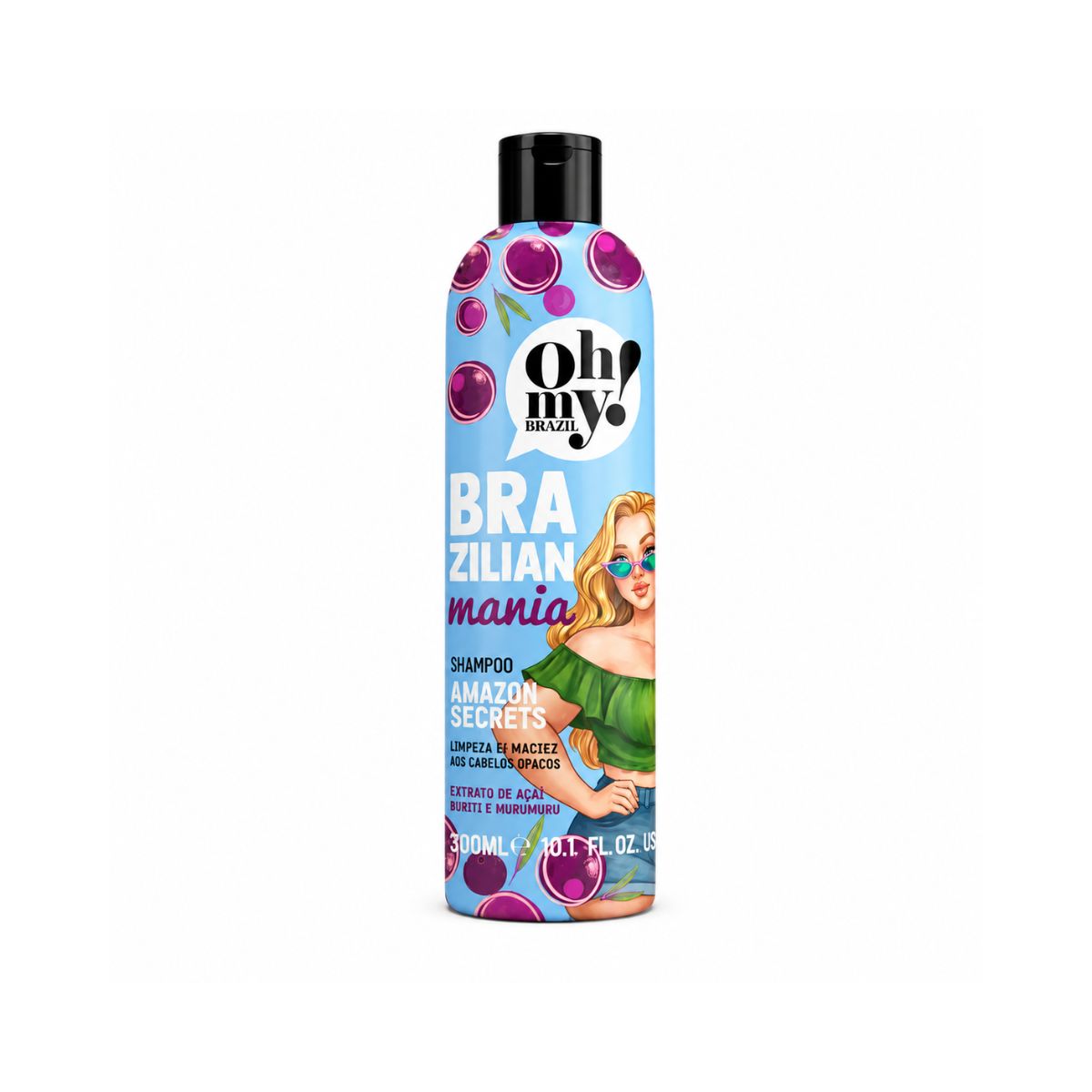 SHAMPOO AMAZON SECRETS BRAZILIAN MANIA OH MY 300ML