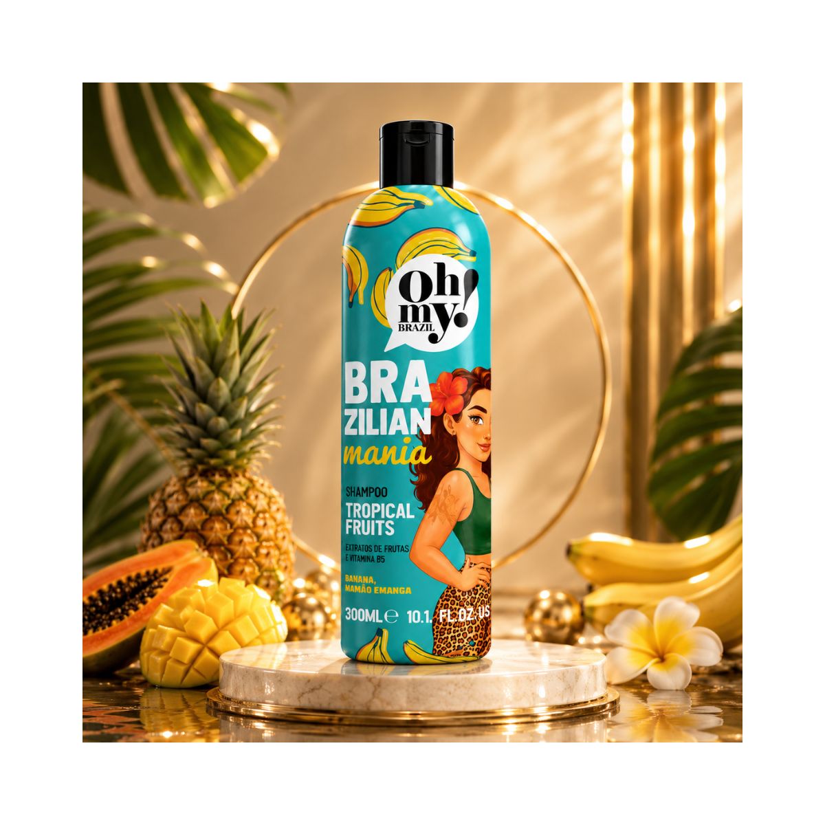 SHAMPOO TROPICAL FRUITS BRAZILIAN MANIA OH MY 300ML