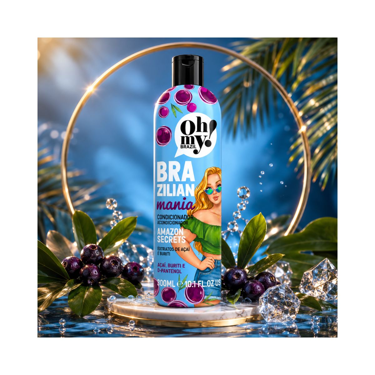 CONDICIONADOR AMAZON SECRETS BRAZILIAN MANIA OH MY 300ML