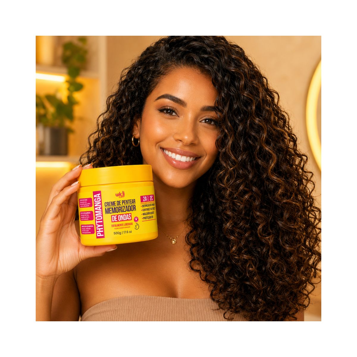 CREME DE PENTEAR MEMORIZADOR DE ONDAS PHYTOMANGA WIDI CARE 500G