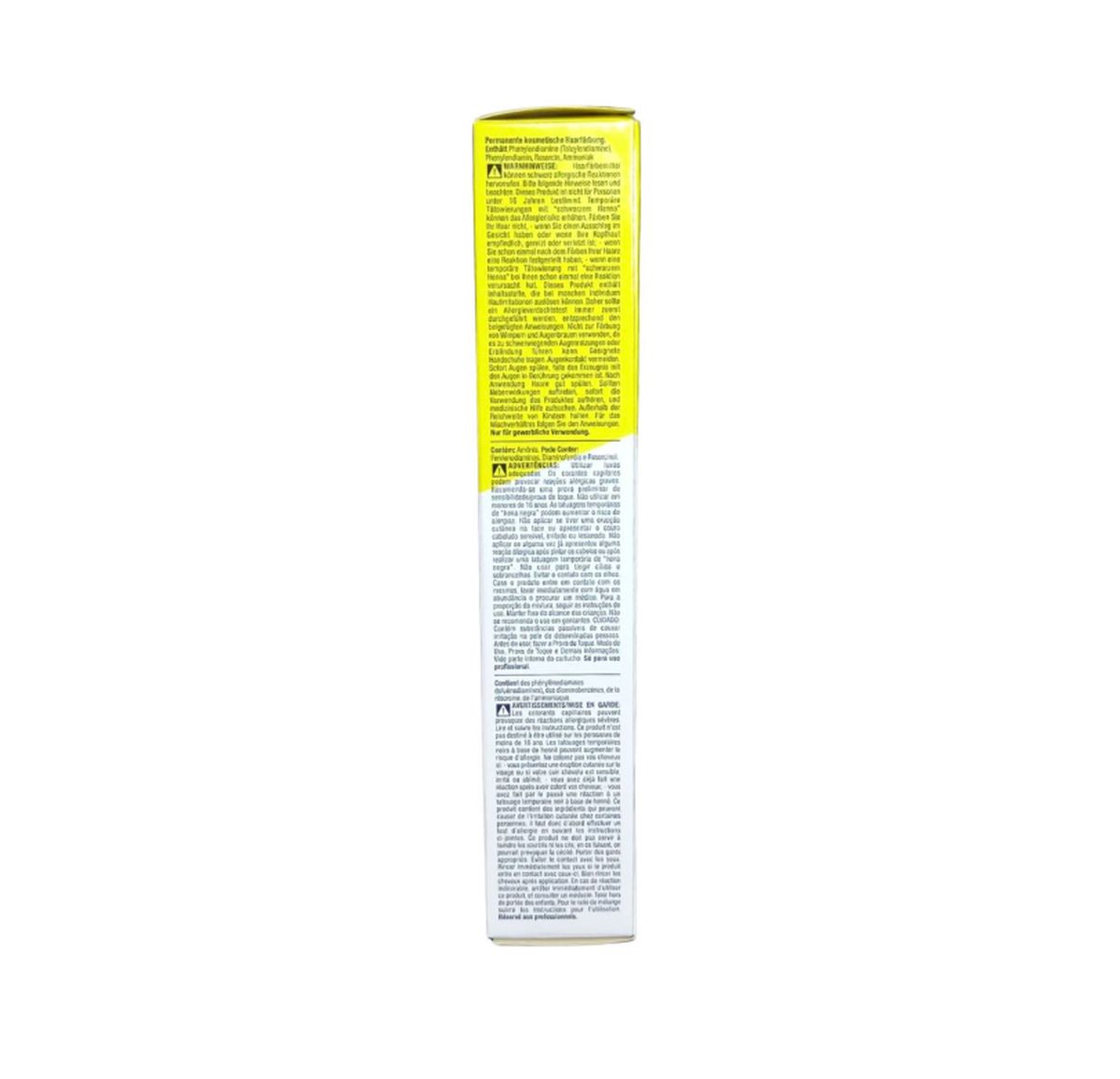 KIT 2 COLORAÇÃO PERMANENTE 1.0 PRETO YELLOW COLOR ALFAPARF 60ML