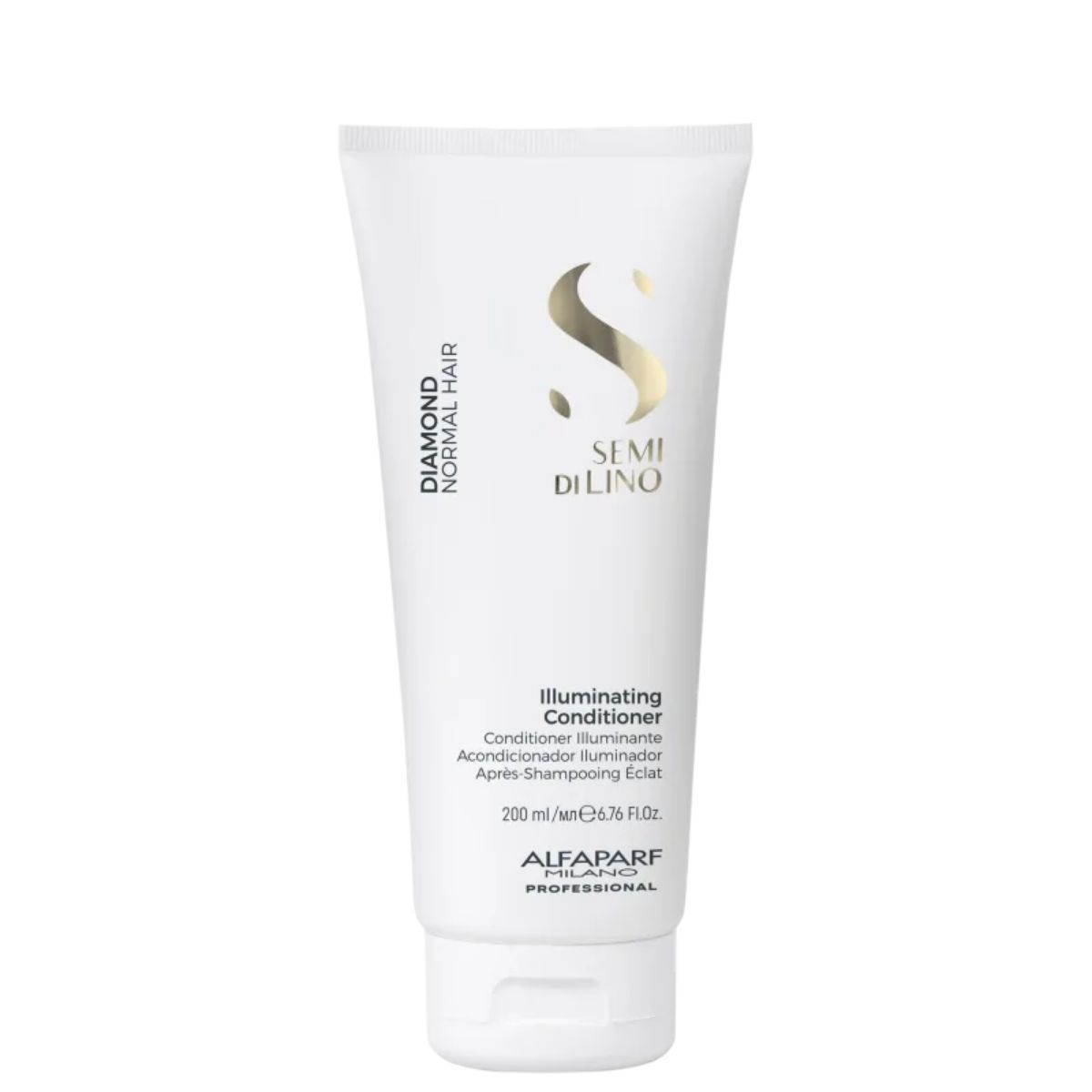 KIT SHAMPOO SEMI DI LINO ILLUMINATING DIAMOND ALFAPARF 250ML + CONDICIONADOR 200