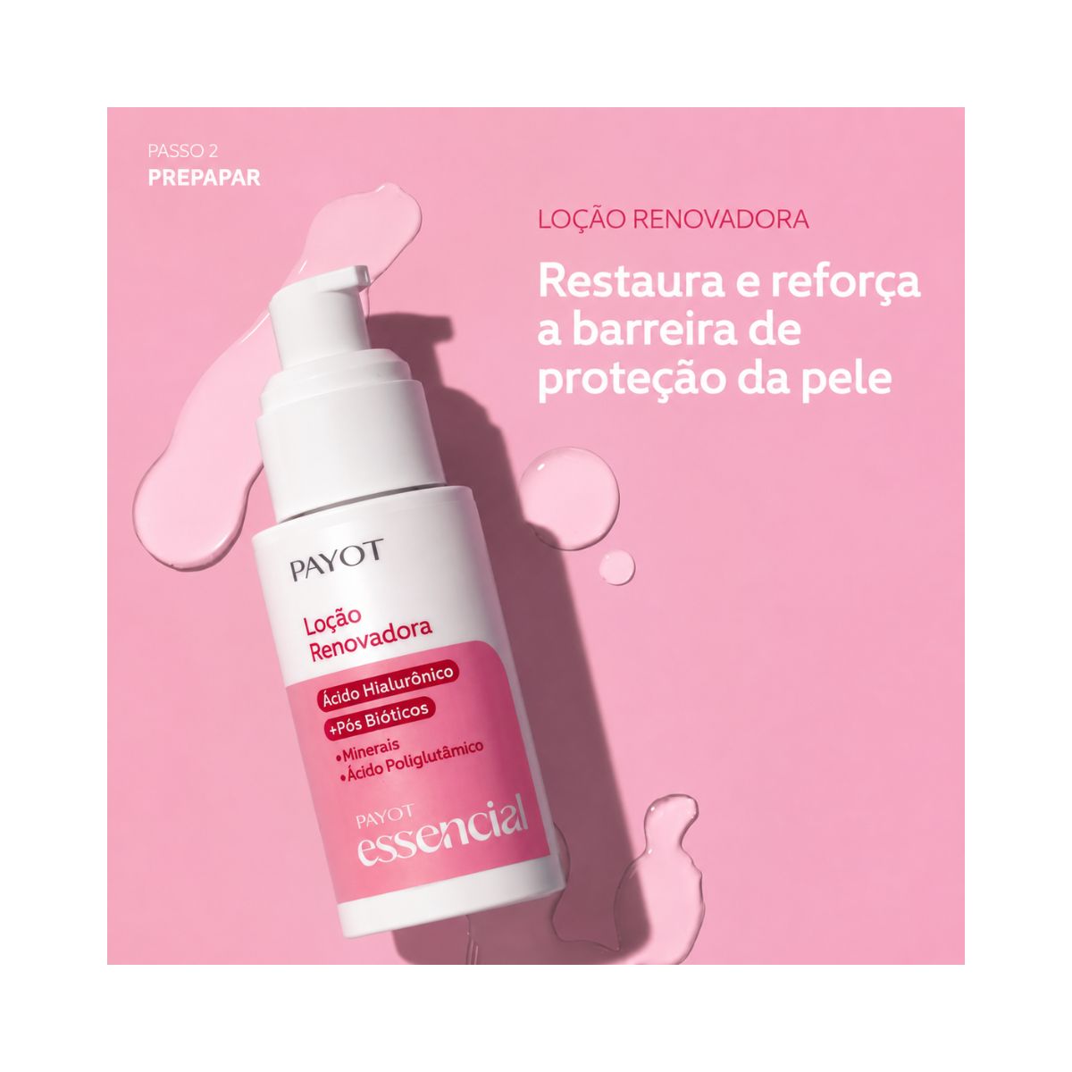 LOÇÃO ESSENCIAL RENOVADORA PAYOT 60ML