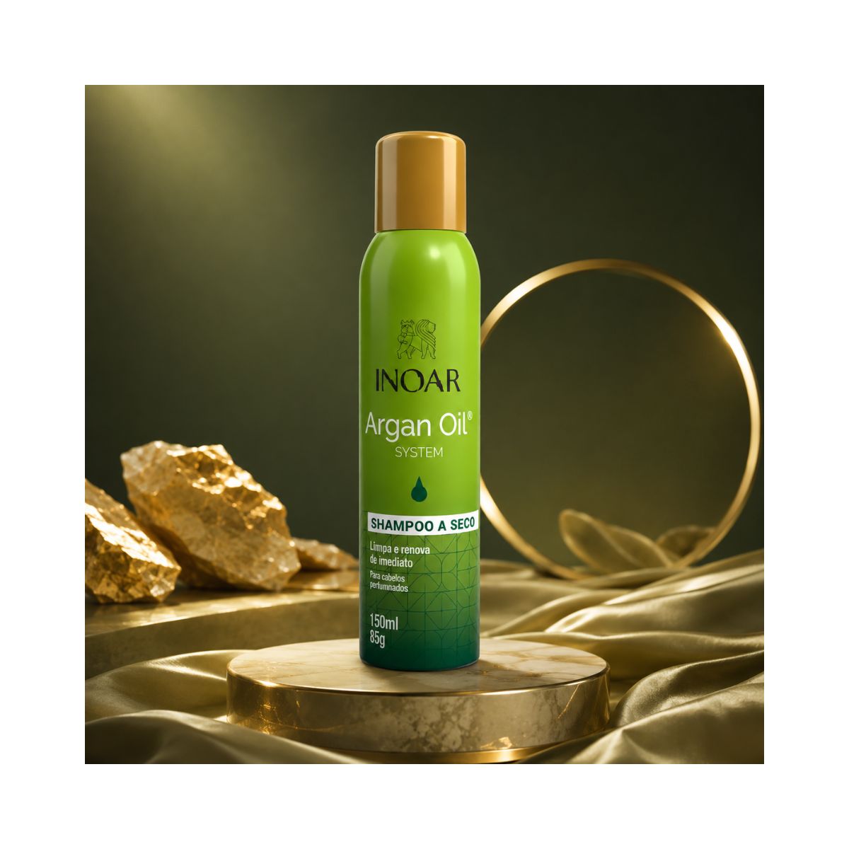 SHAMPOO A SECO INOAR ARGAN OIL 150ML