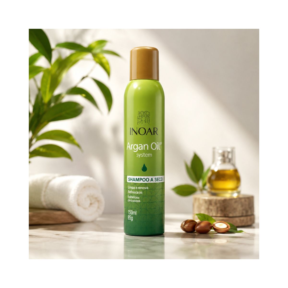 SHAMPOO A SECO INOAR ARGAN OIL 150ML