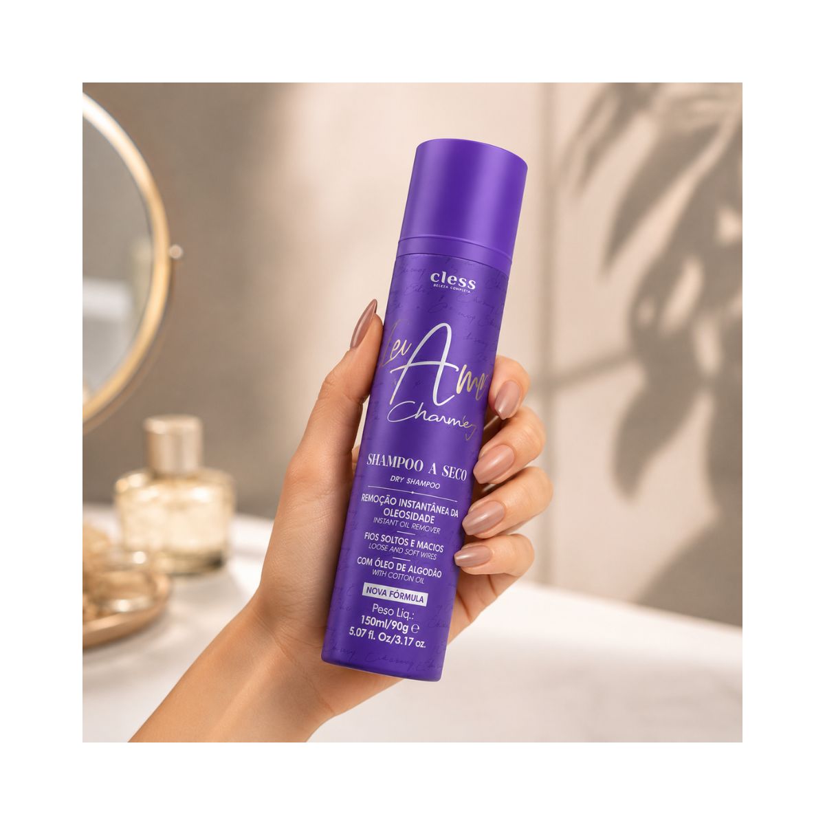 KIT CLESS 2 SHAMPOOS A SECO EU AMO CHARMING 150ML