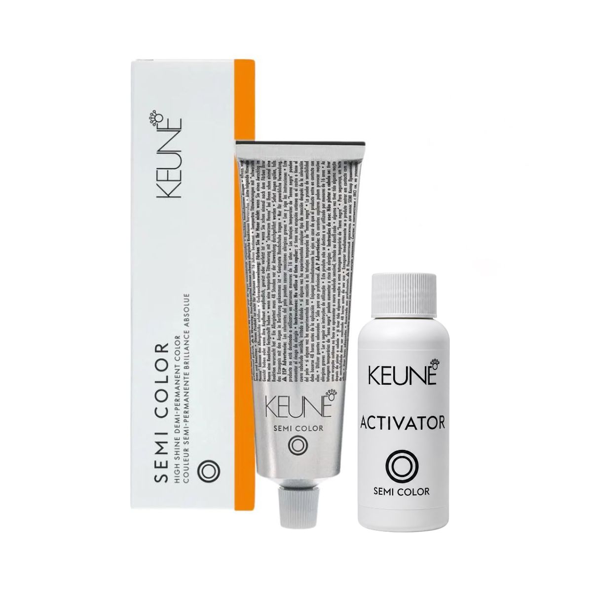 KIT KEUNE SEMI COLOR COLORAÇÃO 8.4 LOURO CLARO COBRE + ACTIVADOR