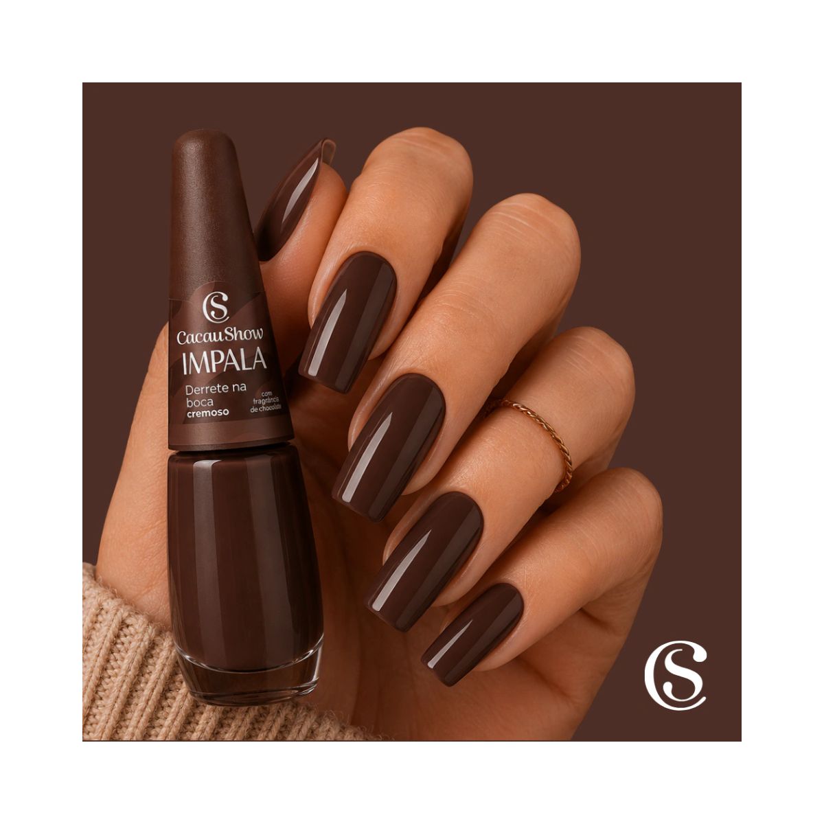 ESMALTE CACAU SHOW CREMOSO DERRETE NA BOCA IMPALA 7,5ML