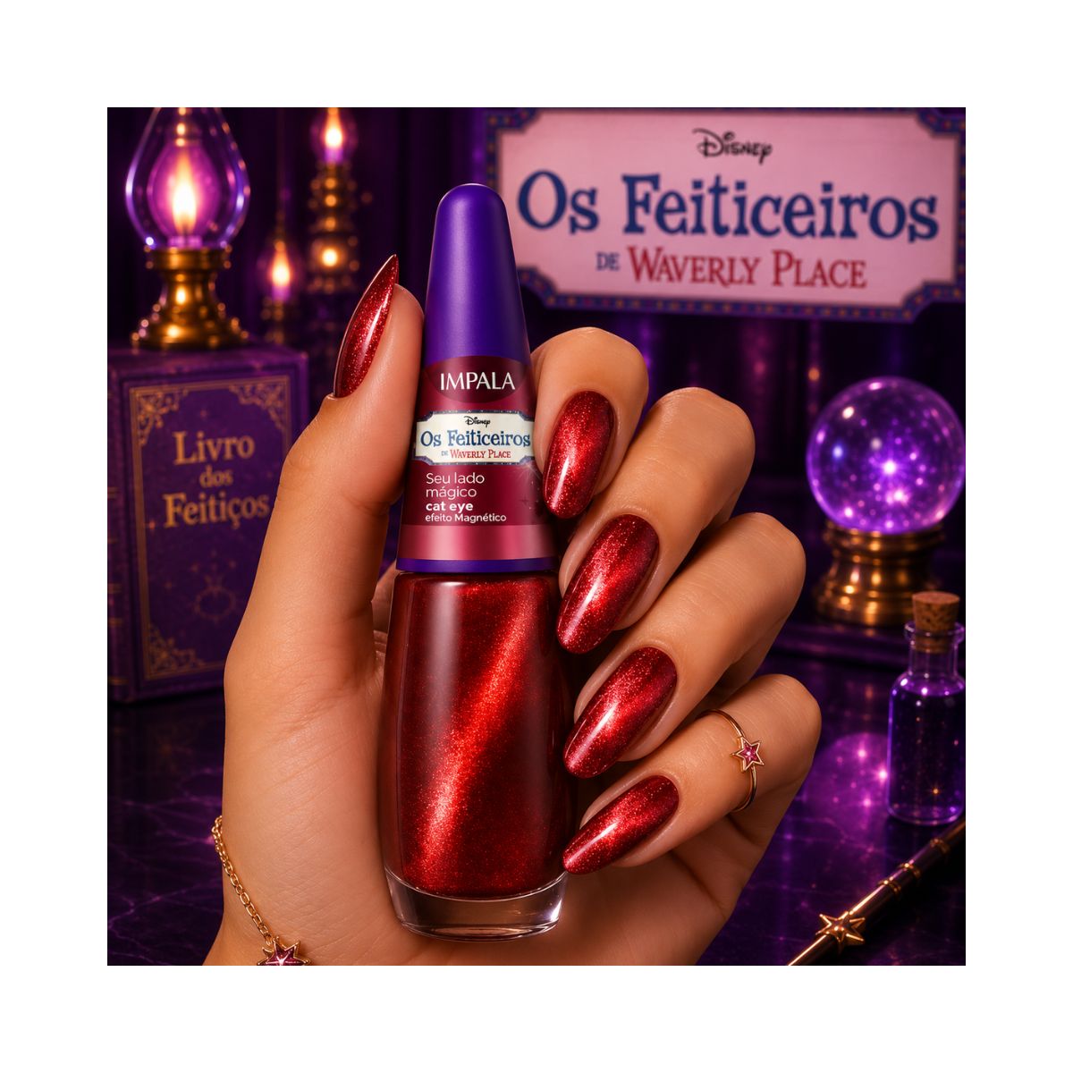 ESMALTE DISNEY CHANNEL CAT EYE SEU LADO MAGICO IMPALA 7,5ML