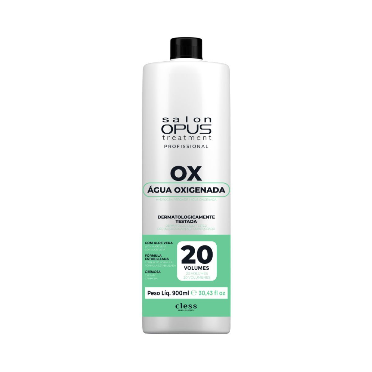 KIT SALON OPUS 2 ÁGUA OXIGENADA 20 VOLUMES 900ML