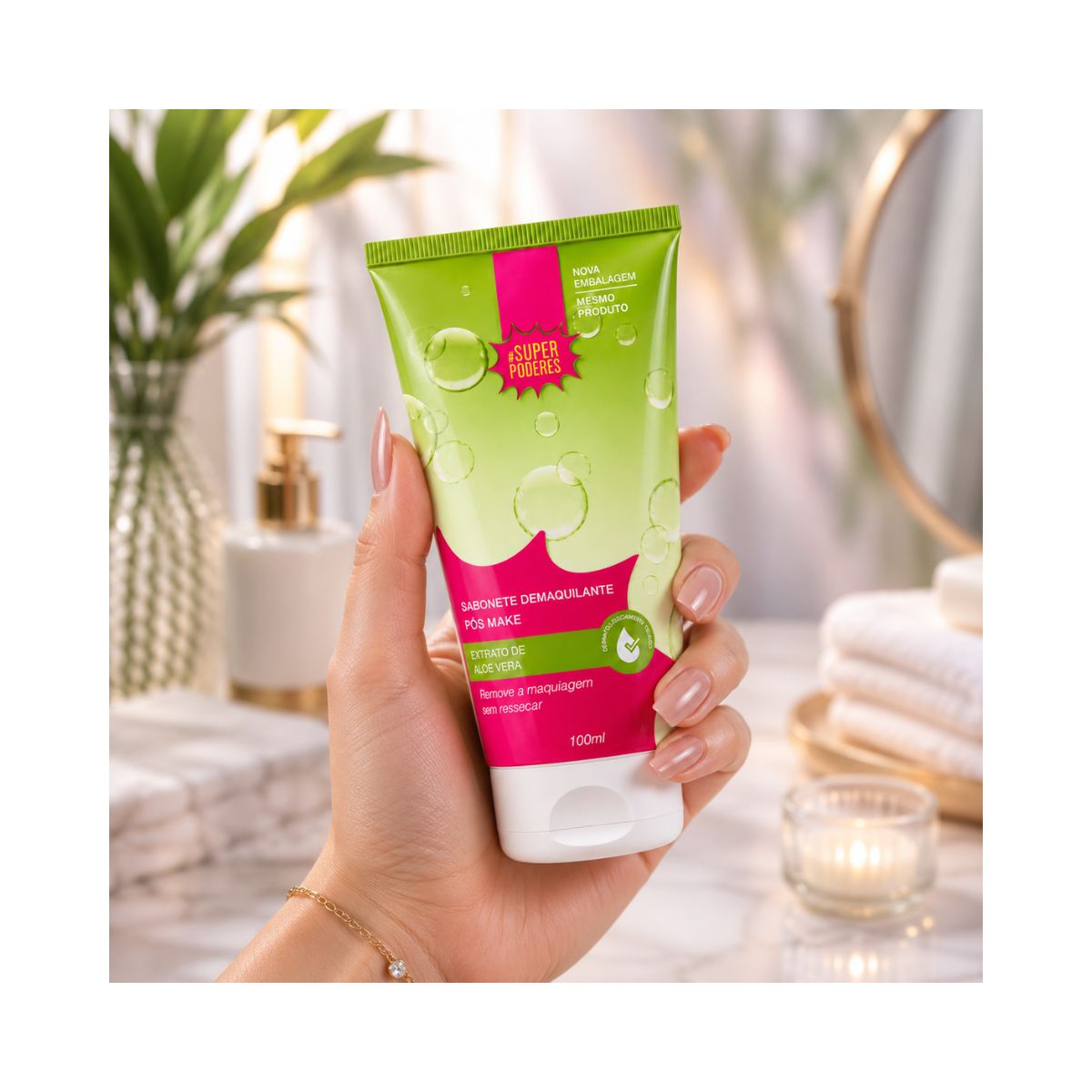 SABONETE DEMAQUILANTE SUPER PODERES 100ML