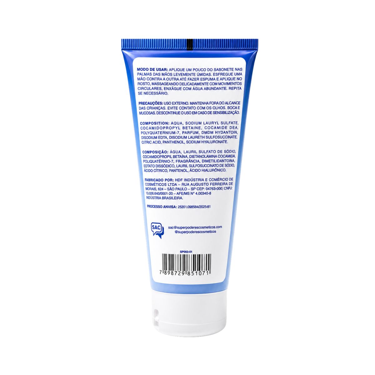 SABONETE FACIAL SUPER PODERES PRIMER PRE MAKE 100ML