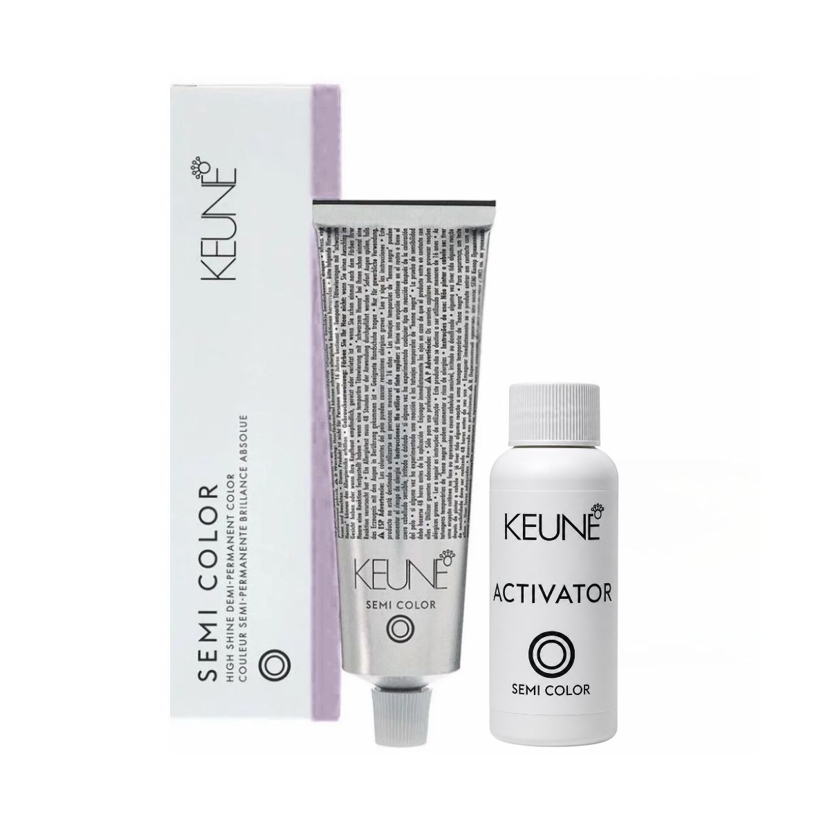 KIT KEUNE SEMI COLOR COLORAÇÃO 10.2 LOURO EXTRA CLARO PÉROLA + ACTIVADOR
