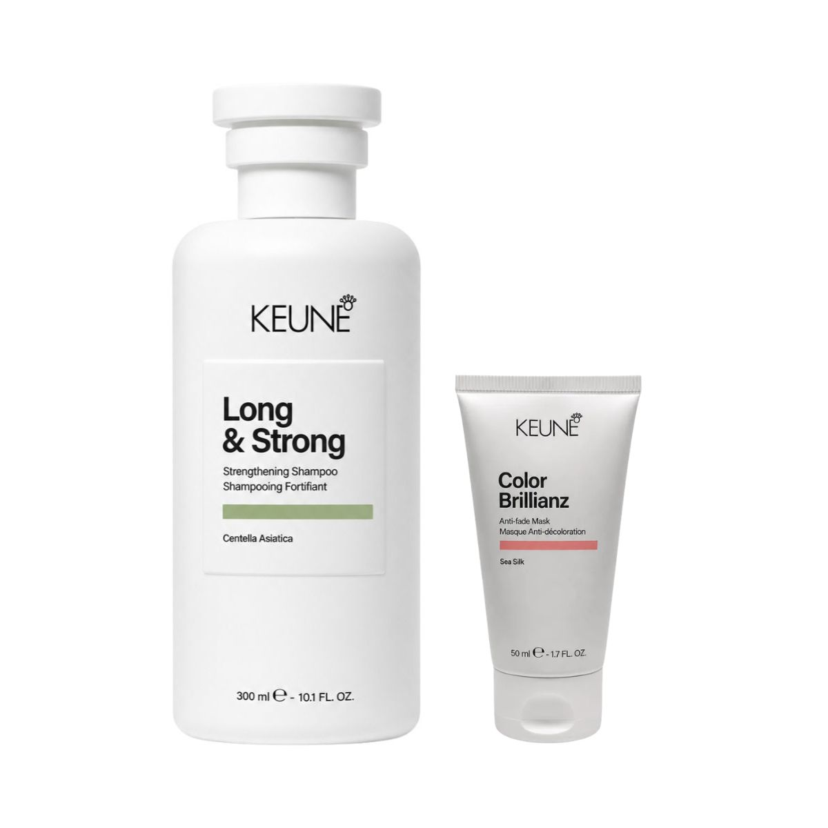 KIT KEUNE SHAMPOO LONG & STRONG 300ML + MINIATURA KEUNE
