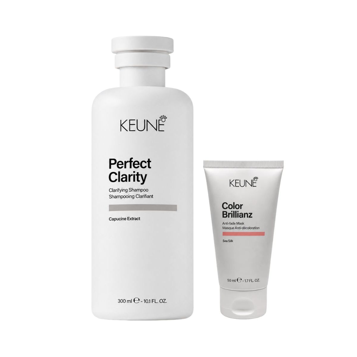 KIT KEUNE SHAMPOO PERFECT CLARITY 300ML + MINIATURA KEUNE