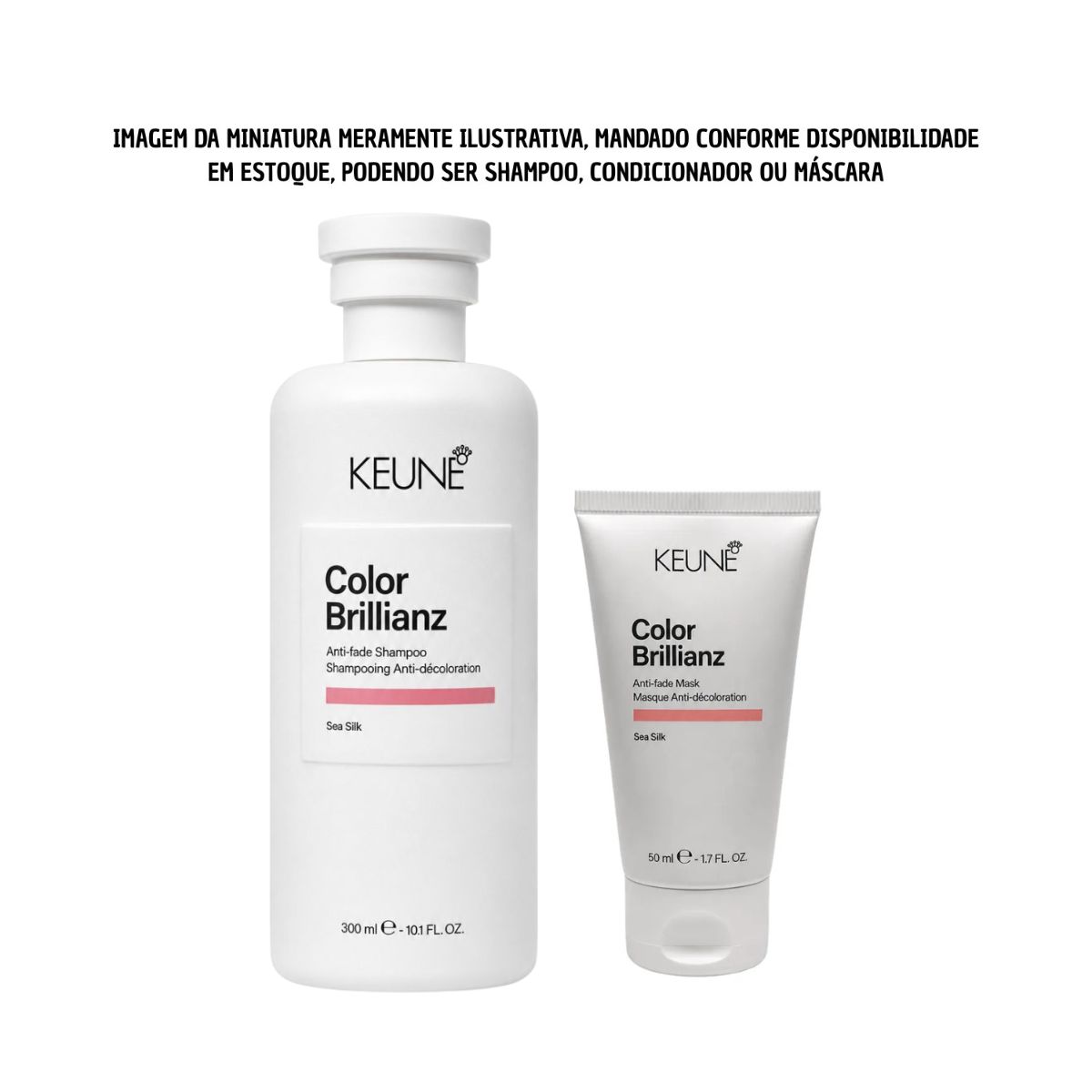 KIT KEUNE SHAMPOO CARE COLOR BRILLIANZ 300ML + MINIATURA
