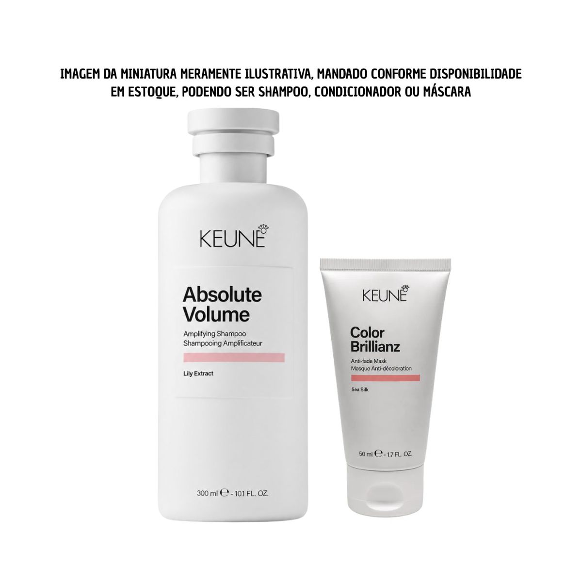 KIT KEUNE SHAMPOO CARE ABSOLUTE VOLUME 300ML + MINIATURAS KEUNE
