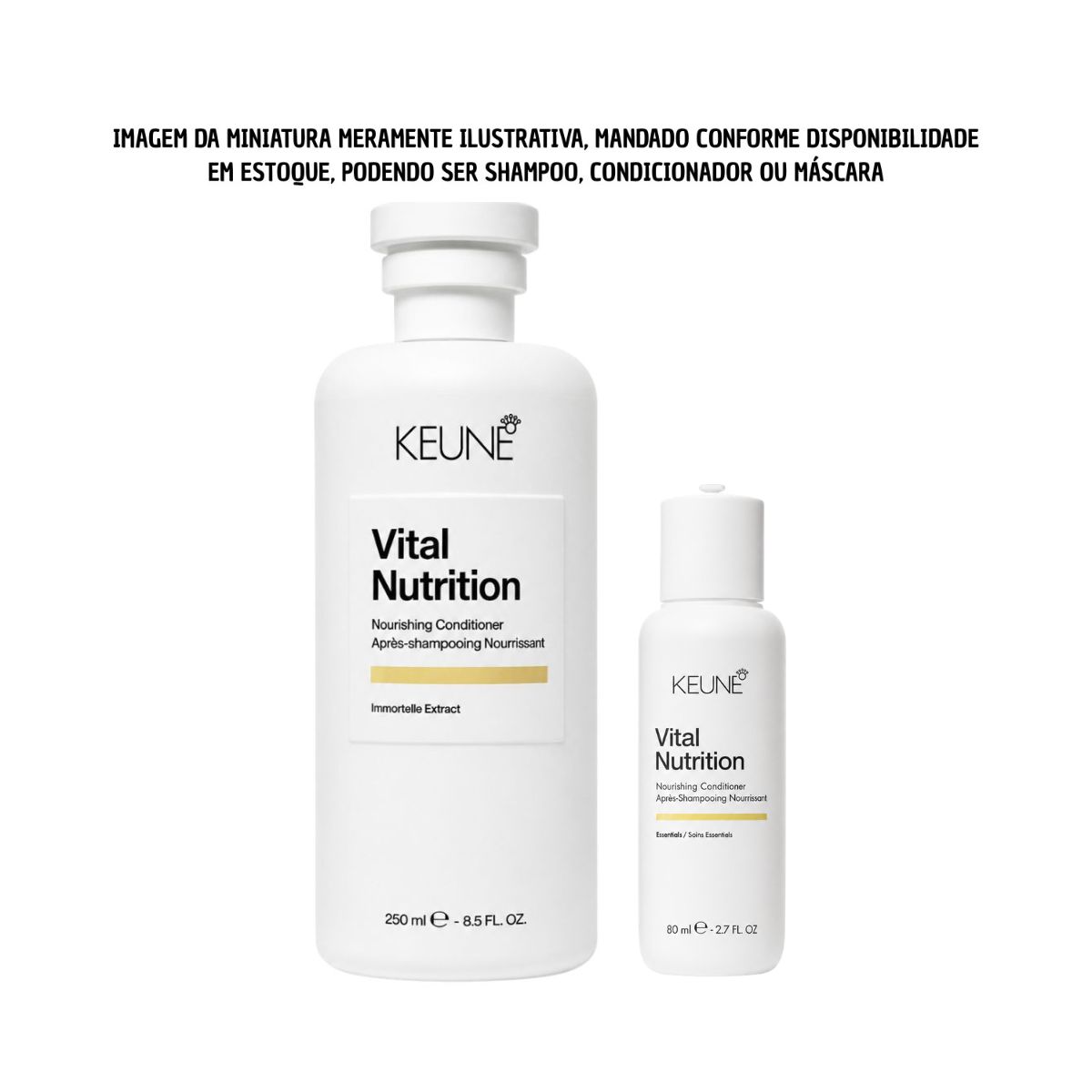 KIT KEUNE CONDICIONADOR CARE VITAL NUTRITION 250ML + MINIATURAS KEUNE
