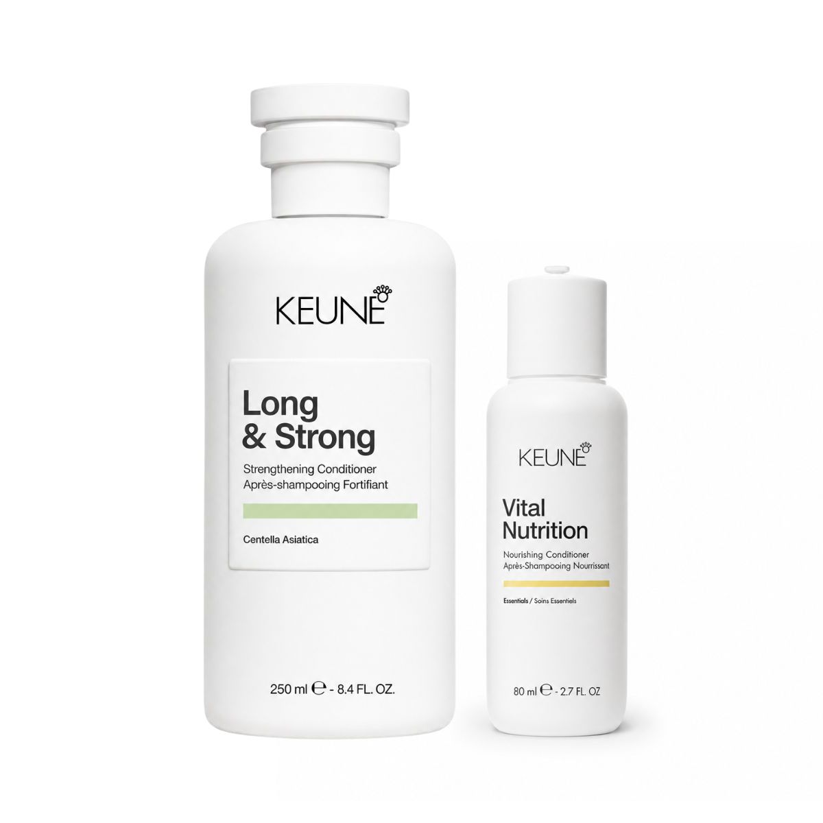 KIT KEUNE CONDICIONADOR LONG & STRONG 250ML + MINIATURAS KEUNE
